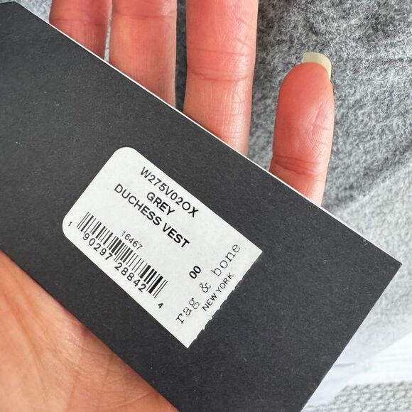 Rag & Bone Wool Duchess Vest - Picture 8 of 8